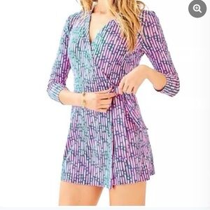 NWT Lilly Pulitzer Karlie Wrap Romper XS